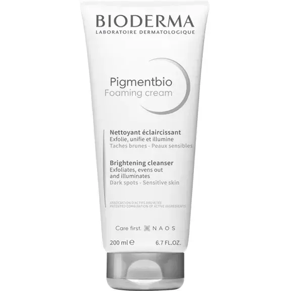 Bioderma Pigmentbio Foaming Cream para aclarar axilas oscuras.