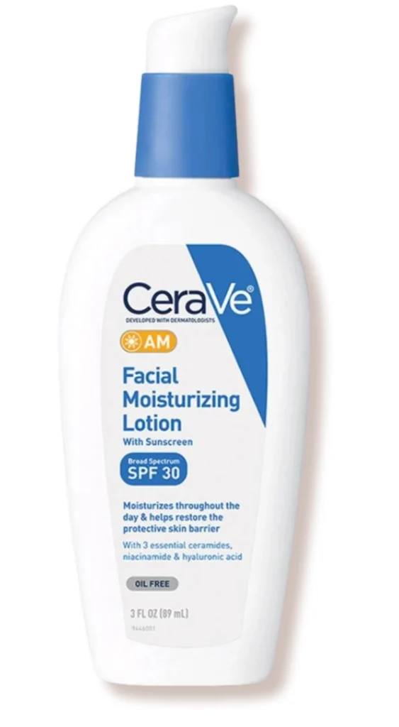 Protector solar facial para piel seca Cerave SPF 30