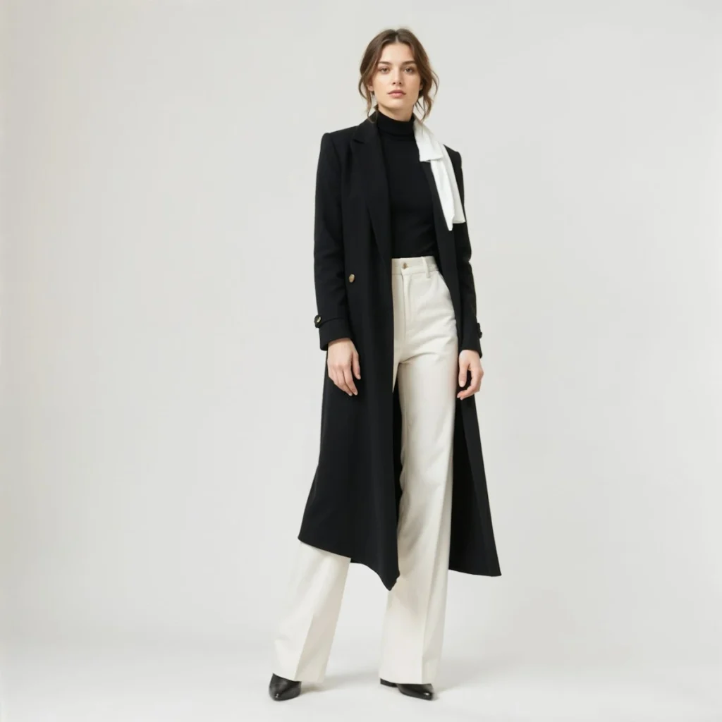 Elegancia en una mujer con estilo sofisticado para eventos formales