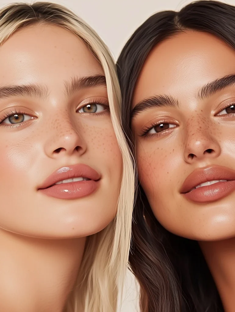 maquillaje que refleja una belleza elegante y natural
