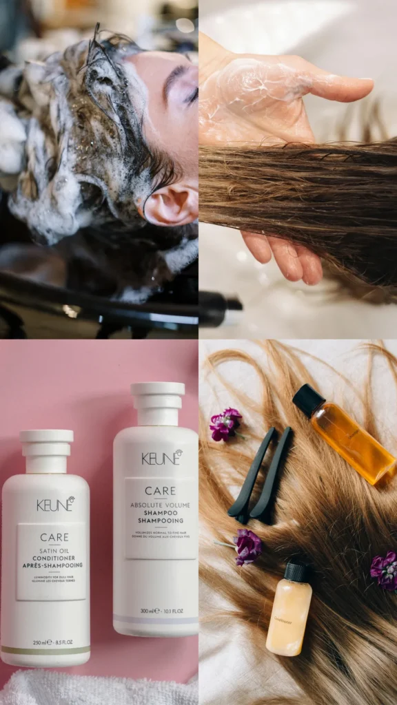 Opciones para corregir un mal tinte de cabello como shampoo clarificante y barrido de color
