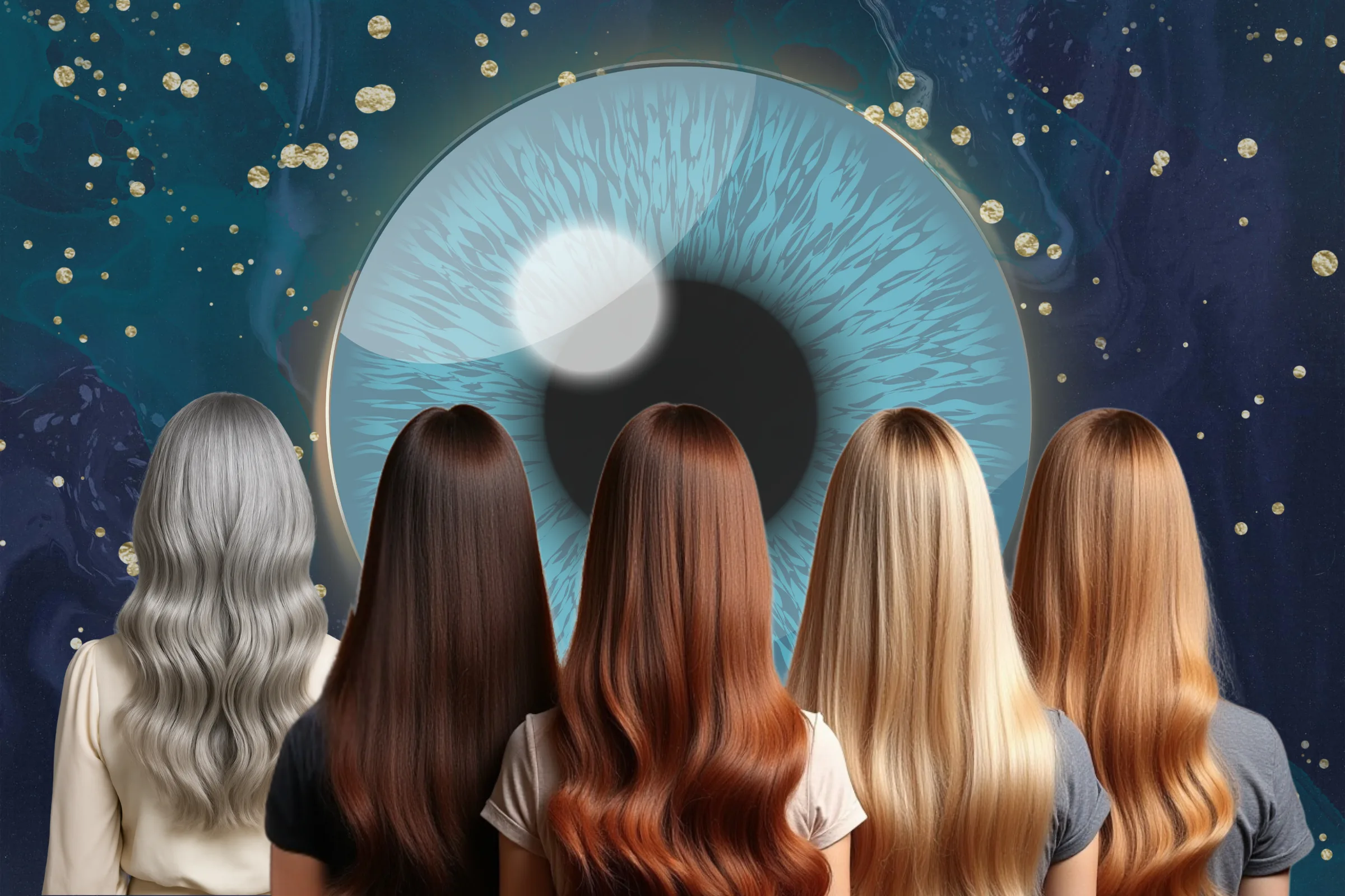 Colores de pelo para ojos azules: tonos que resaltan tu mirada