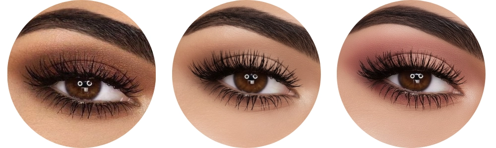 Sombras en tonos café, nude y beige rosado para un maquillaje suave y luminoso GlowTíni