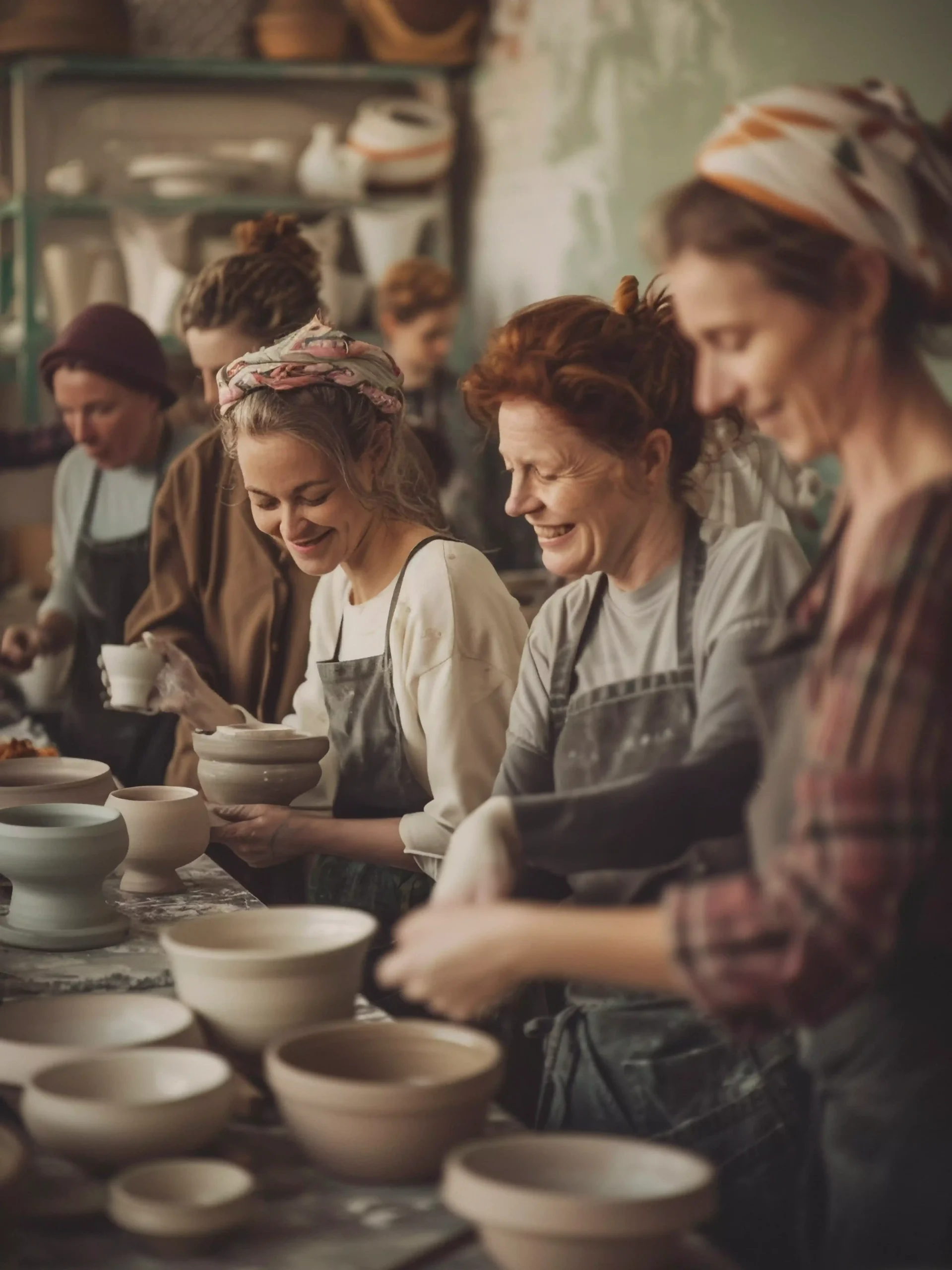 Taller de cerámica en grupo para regalar en navidad