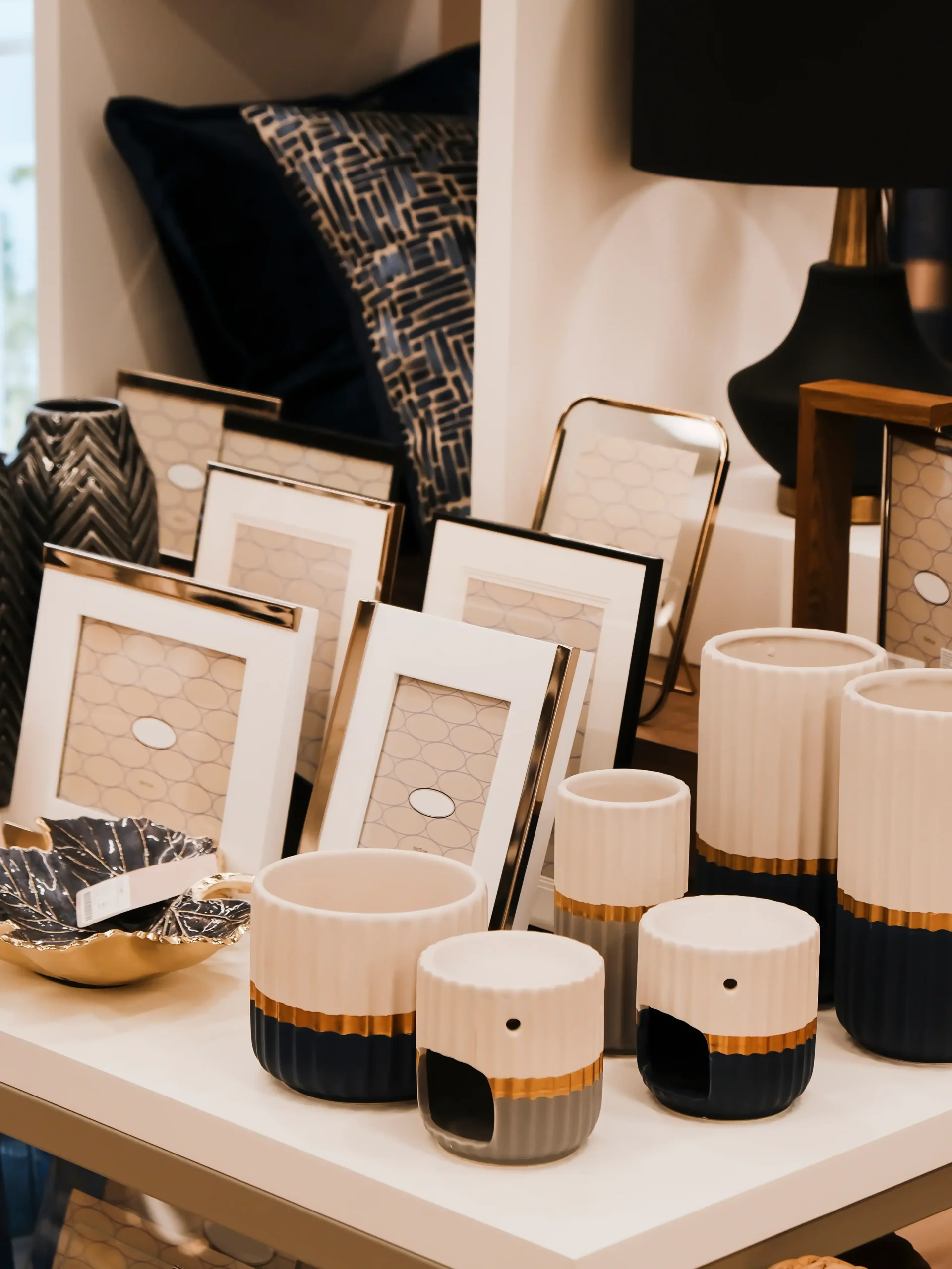 Portarretratos y velas para regalar en navidad