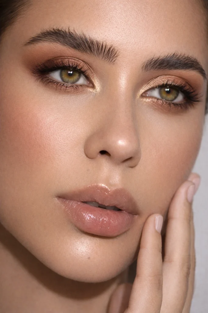 Mujer con ojos hazel