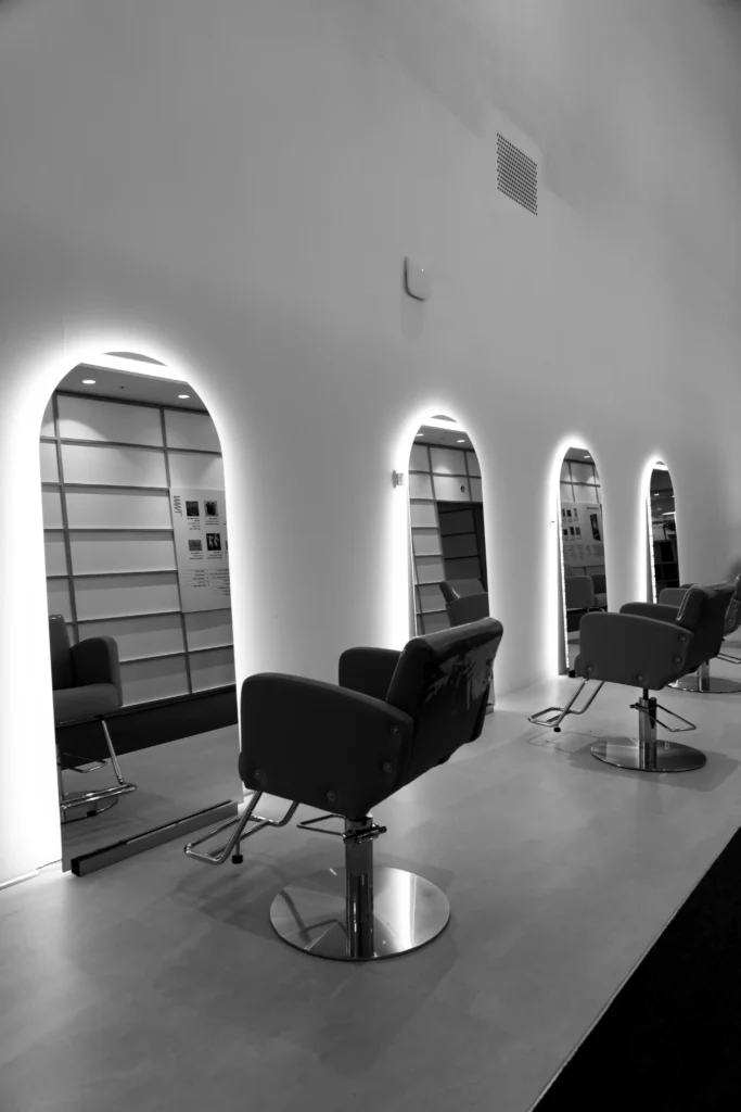 Proceso de aplicación del Cálico hair en salón profesional