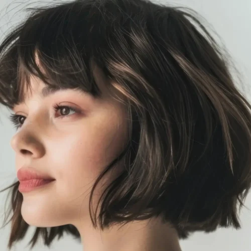 Corte moderno con tintes en cabello corto ideal para un look actual y en tendencia