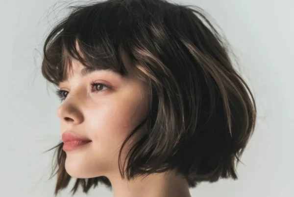 Corte moderno con tintes en cabello corto ideal para un look actual y en tendencia