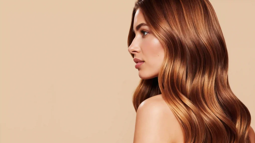 Look con color de pelo ideal para resaltar ojos marrones