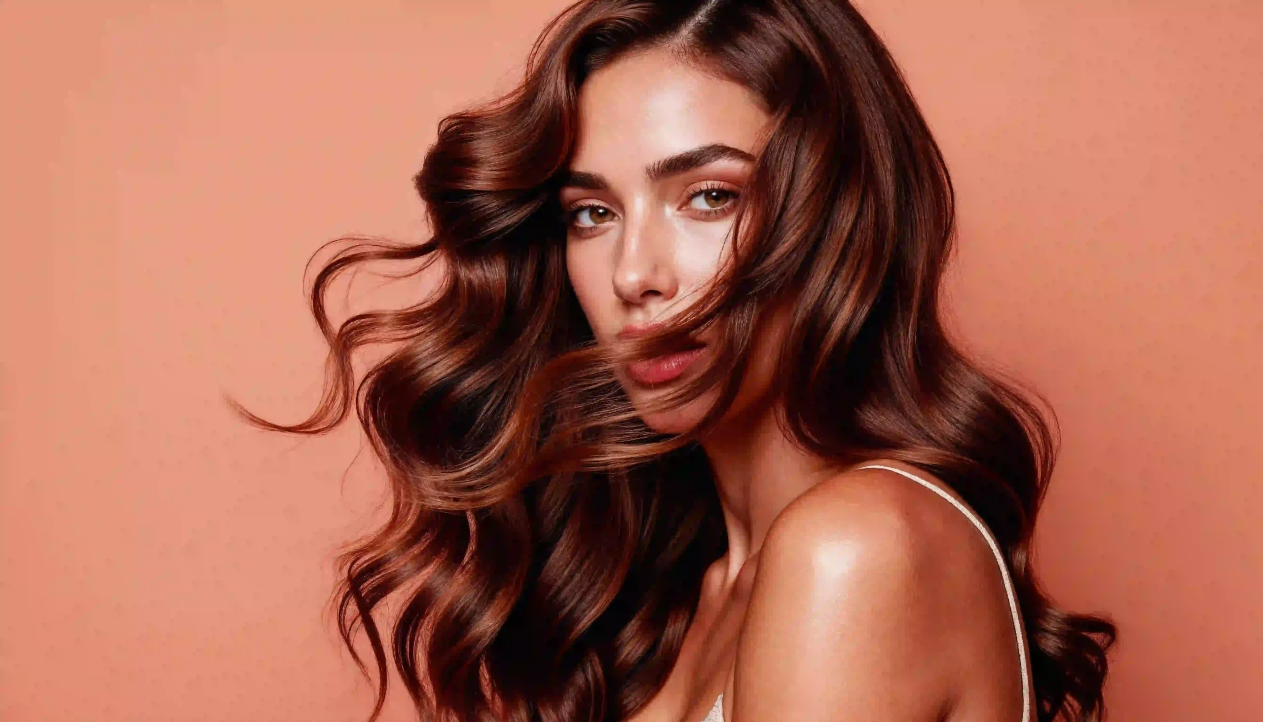 Melena larga con color de pelo en armonía con ojos y tono de piel