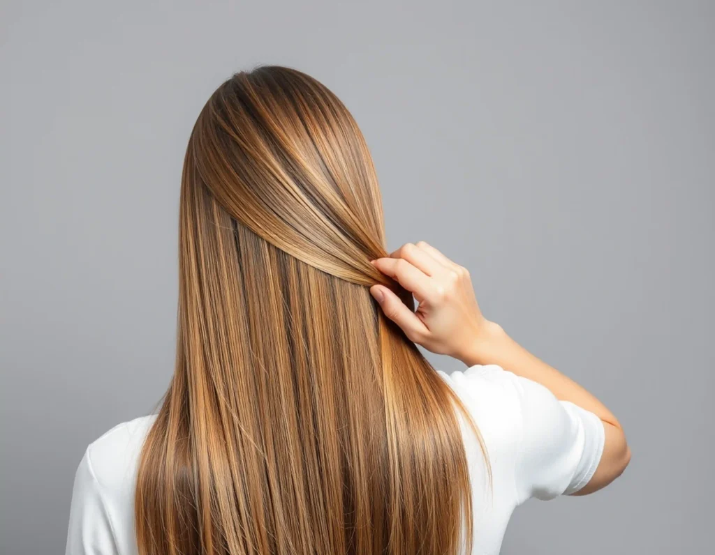 Cabello largo y sano como base para elegir un color de pelo favorecedor