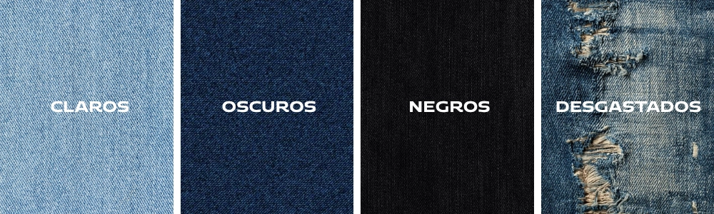 Tonalidades de jeans