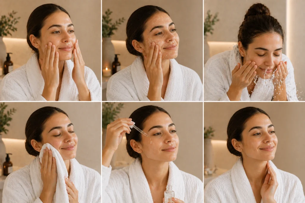Paso a paso para una exfoliación facial adecuada