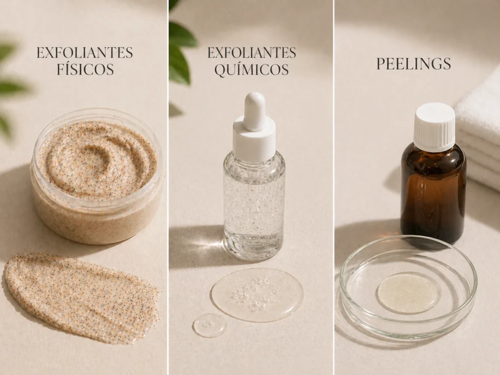 Tipos de exfoliantes para el rostro