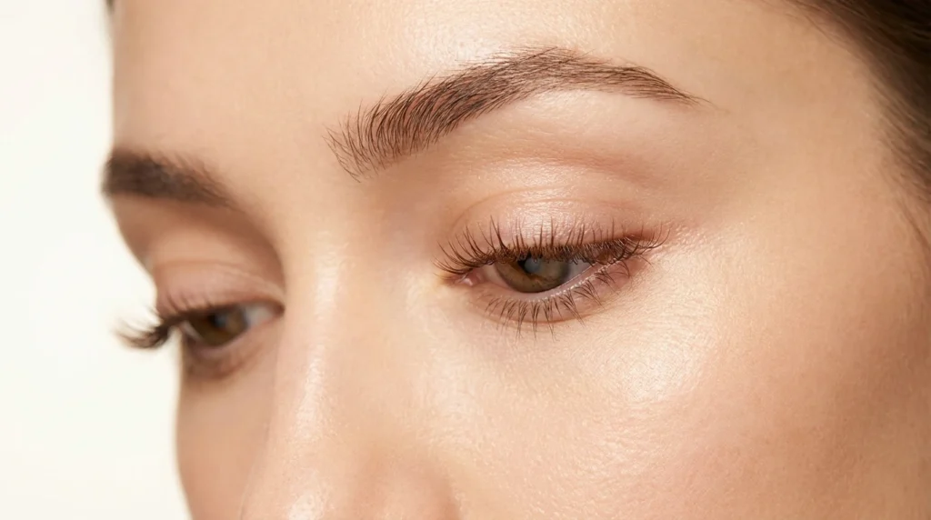 Extensiones de pestañas con curvatura definida para elevar la mirada de forma natural
