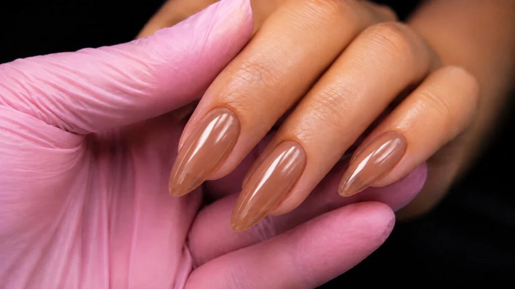 Glaze nails