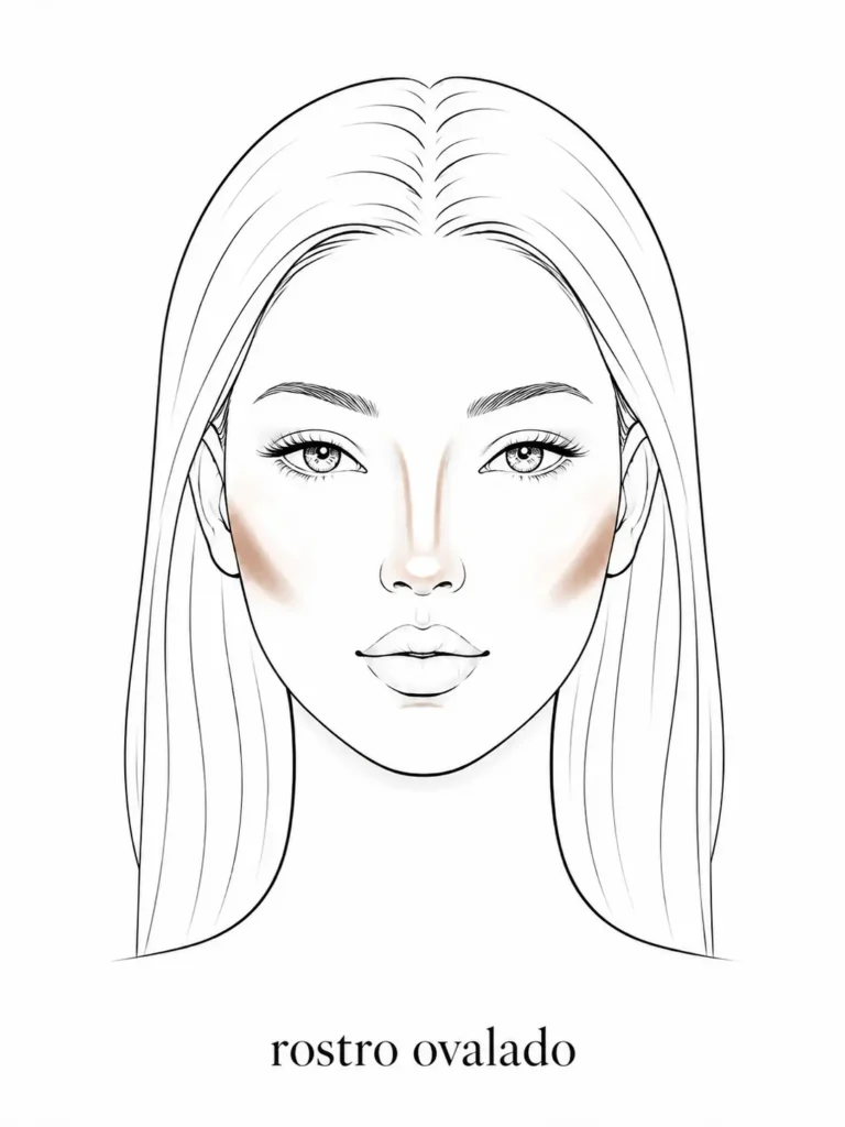 como contornear correctamente el rostro ovalado